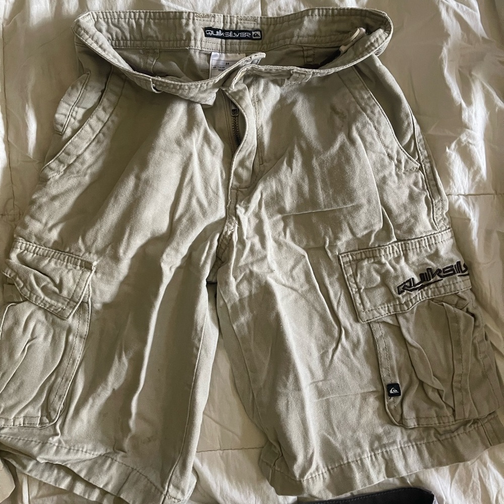Perfect condition just grown out of . Size 24 boys Quicksilver shorts